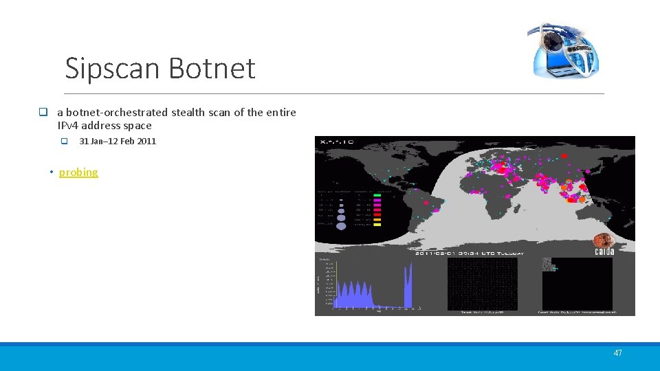 Sipscan Botnet q a botnet-orchestrated stealth scan of the entire IPv 4 address space