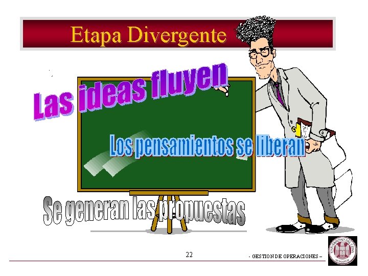 Etapa Divergente 22 - GESTION DE OPERACIONES – 