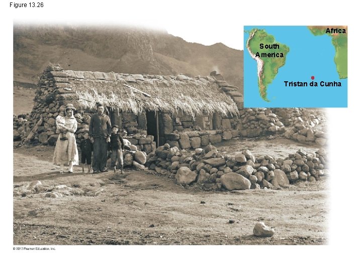 Figure 13. 26 Africa South America Tristan da Cunha 