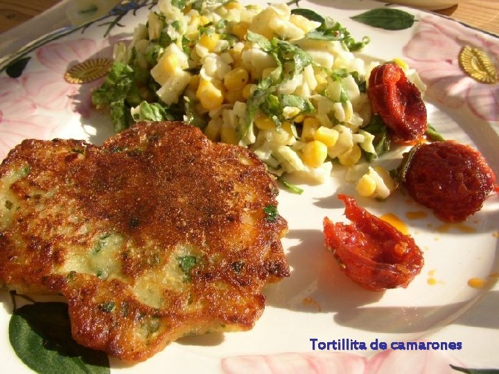 Tortillita de camarones 