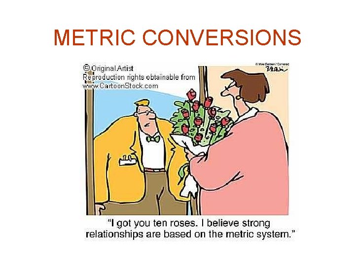 METRIC CONVERSIONS 