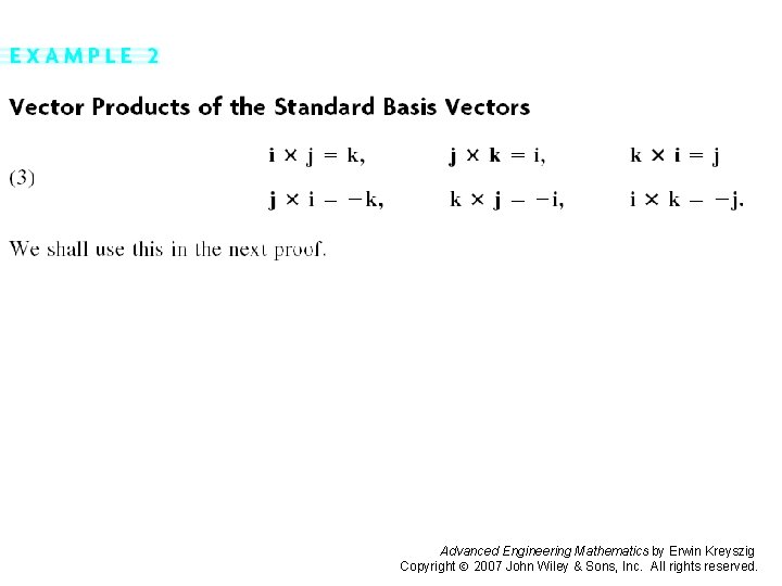 Page 379 (1) Advanced Engineering Mathematics by Erwin Kreyszig Copyright 2007 John Wiley &