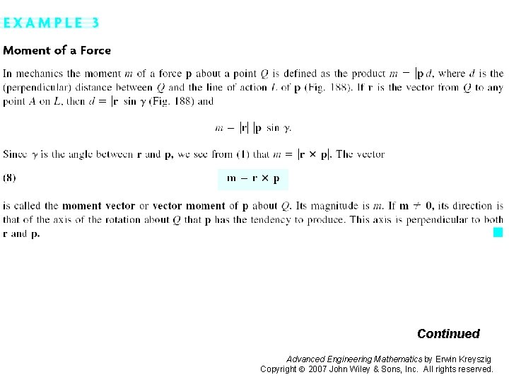 Page 380 a Continued Advanced Engineering Mathematics by Erwin Kreyszig Copyright 2007 John Wiley