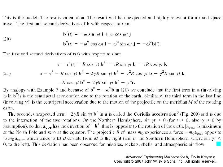 Pages 396 -397 b Advanced Engineering Mathematics by Erwin Kreyszig Copyright 2007 John Wiley