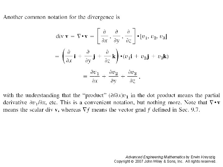 Page 410 b Advanced Engineering Mathematics by Erwin Kreyszig Copyright 2007 John Wiley &