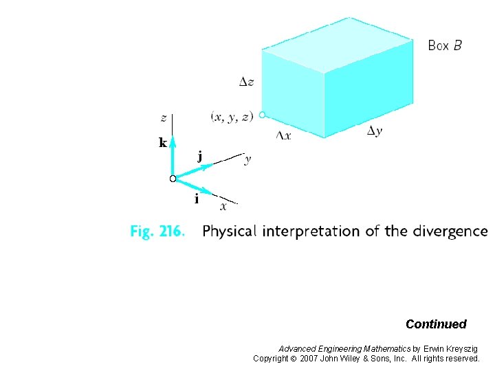 Pages 412 -413 c Continued Advanced Engineering Mathematics by Erwin Kreyszig Copyright 2007 John