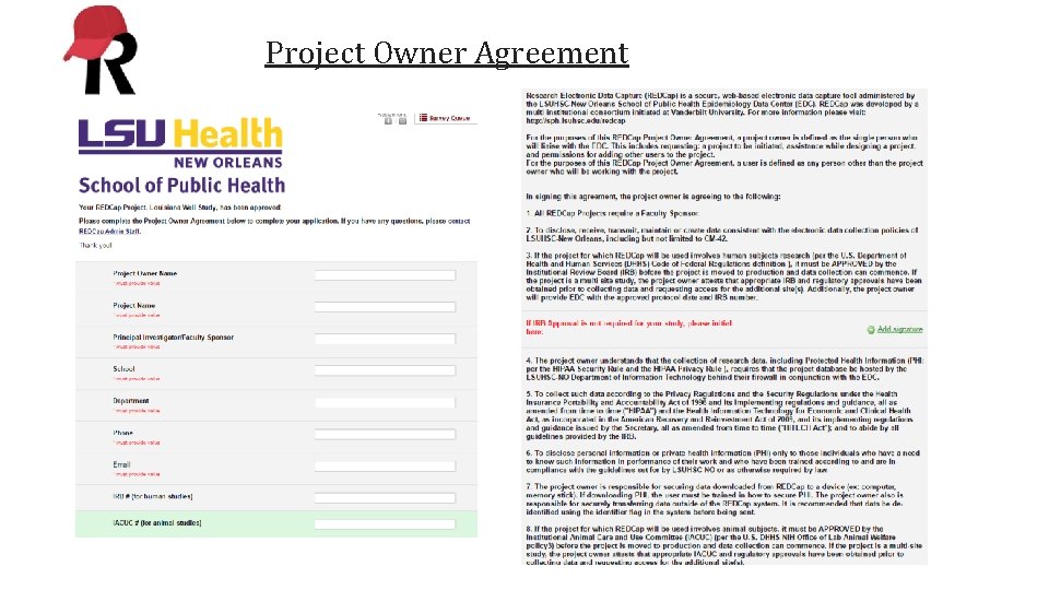 Project Owner Agreement 