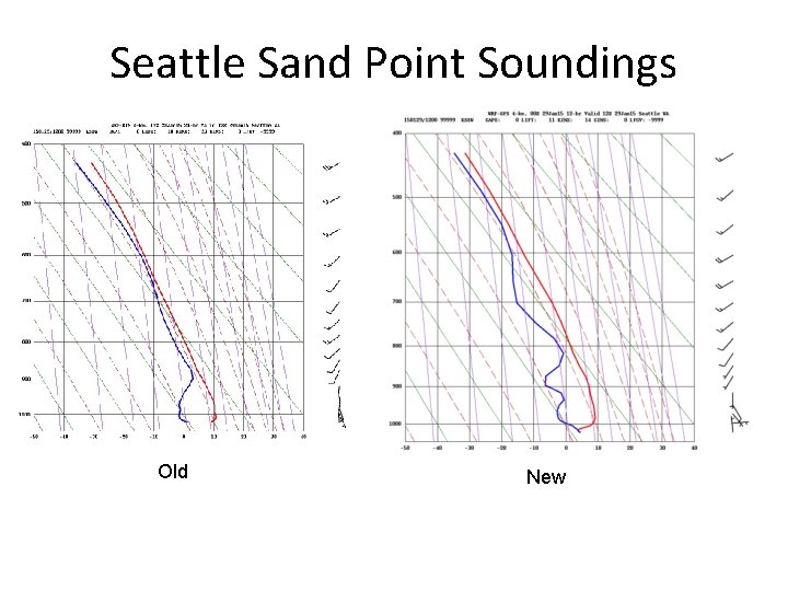 Seattle Sand Point Soundings Old New 