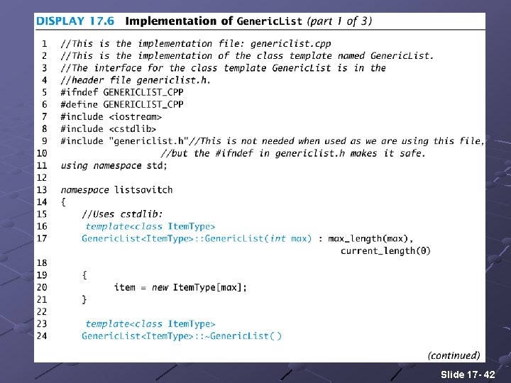Slide 17 - 42 