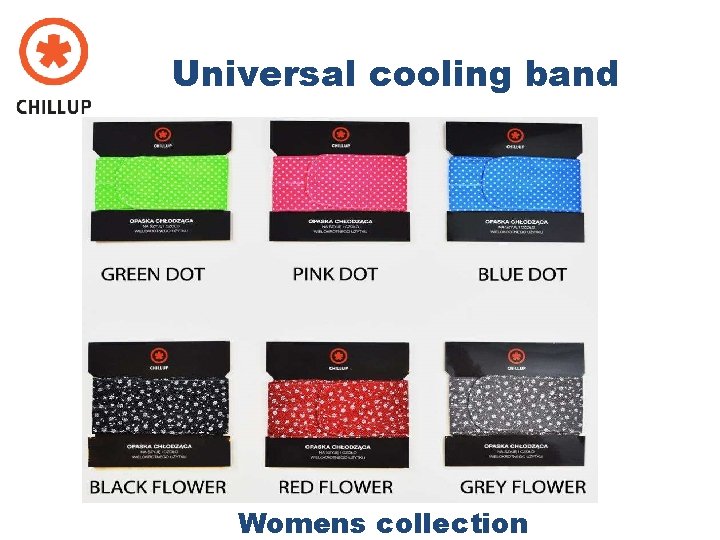 Universal cooling band Womens collection 