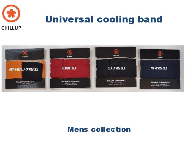 Universal cooling band Mens collection 