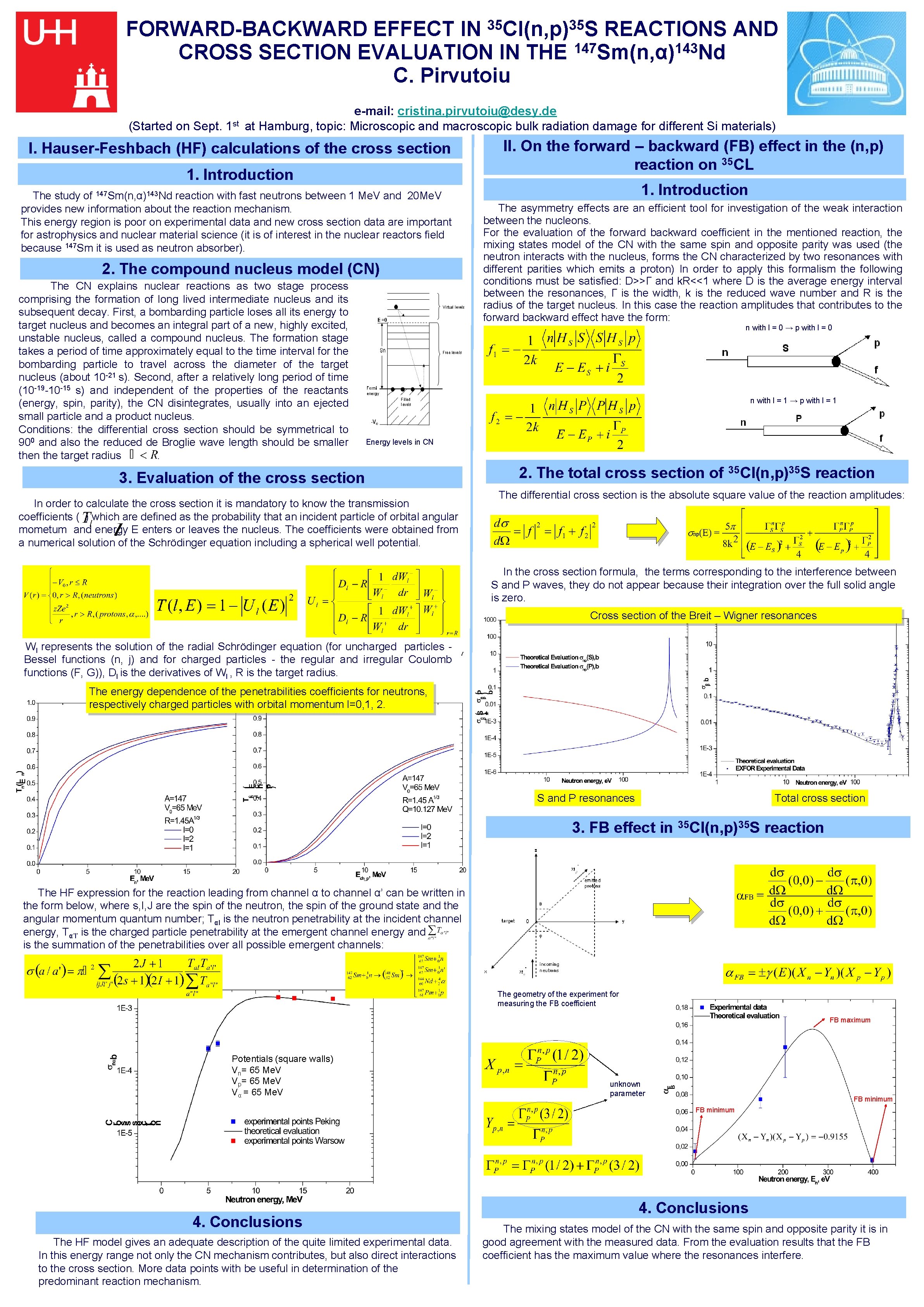 Forward Effect 35 Cln p35 S FORWARDBACKWARD EFFECT IN REACTIONS