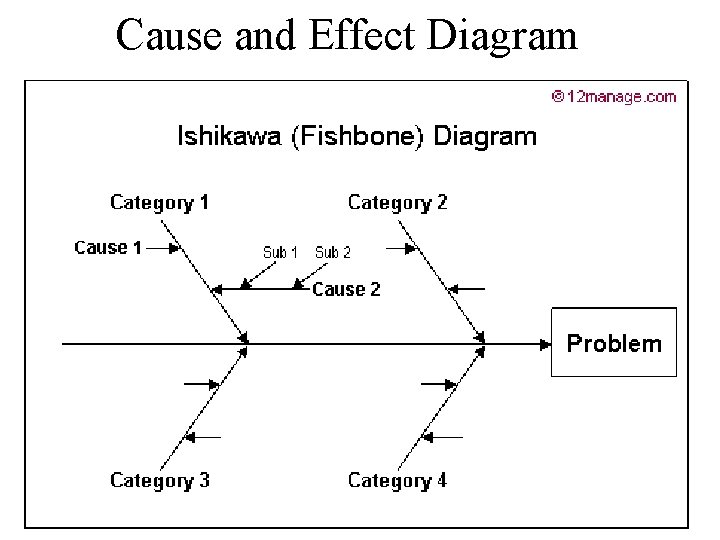 Cause and Effect Diagram 