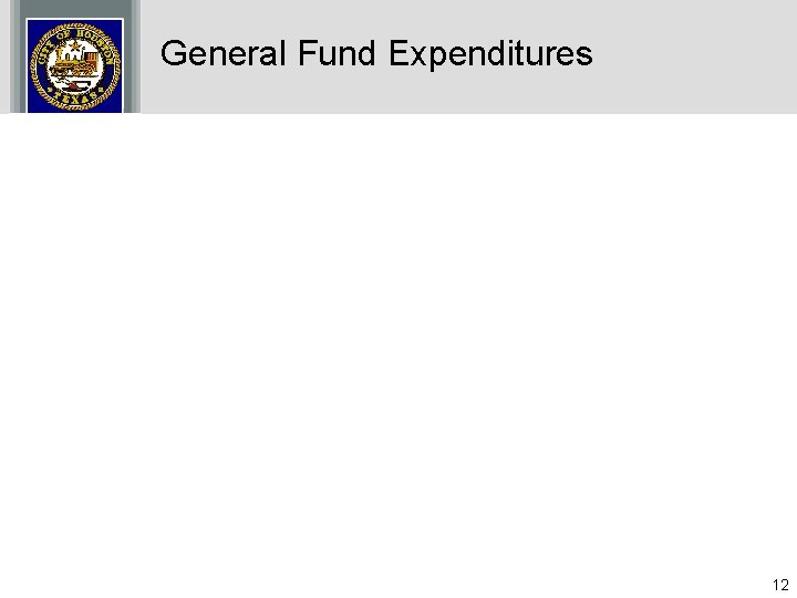 General Fund Expenditures 12 