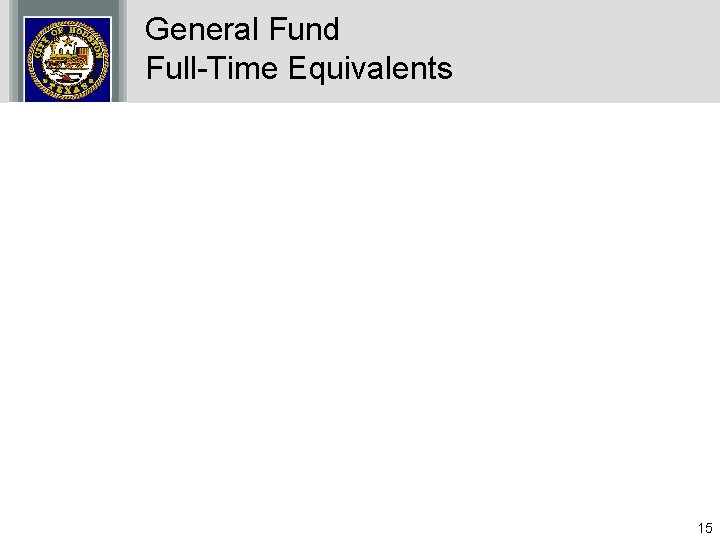 General Fund Full-Time Equivalents 15 