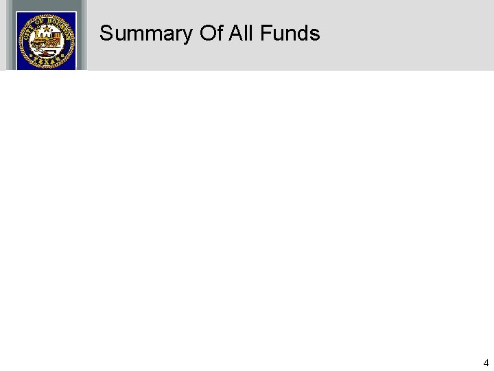 Summary Of All Funds 4 