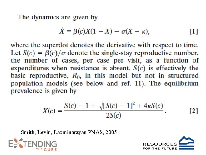 Smith, Levin, Laxminarayan PNAS, 2005 14 