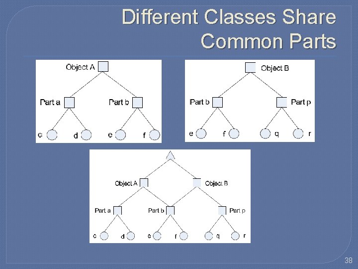 Different Classes Share Common Parts 38 Different Classes Share Common Parts 38