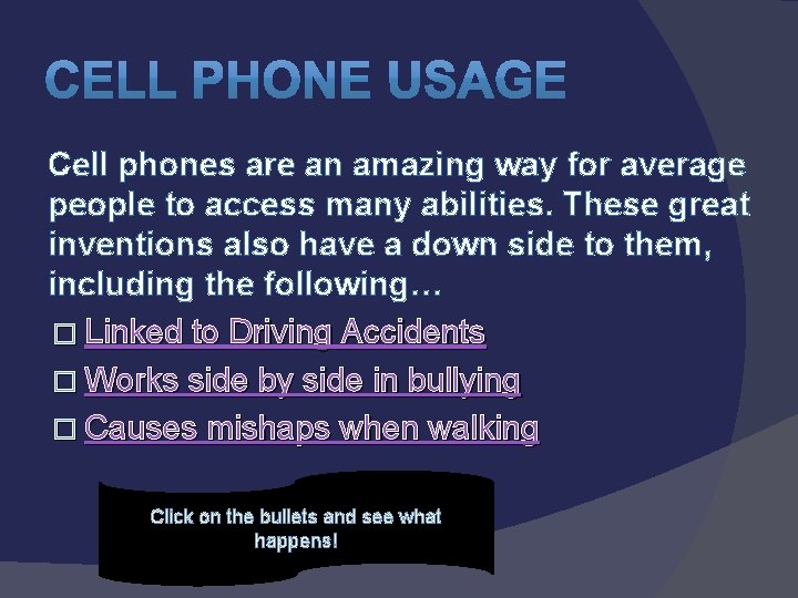 Cell phones are an amazing way for average people to access many abilities. These