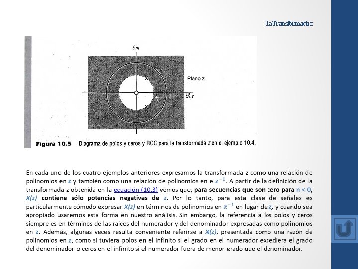 La Transformada z • 