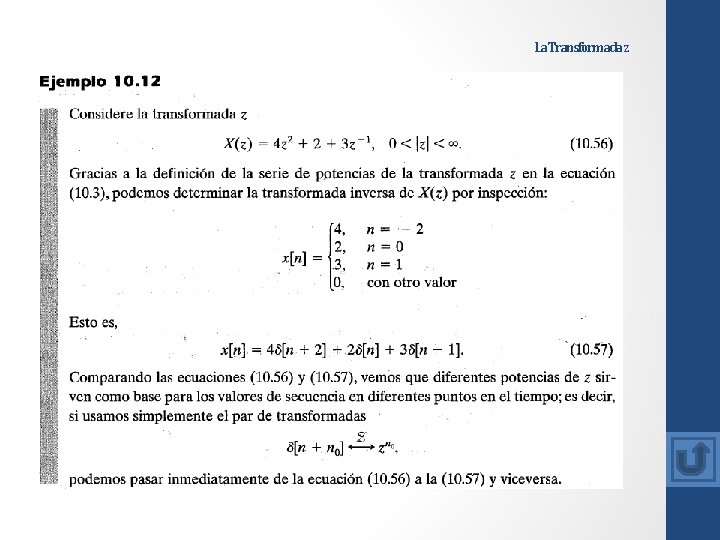 La Transformada z 