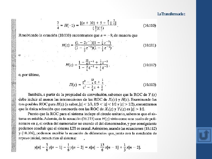 La Transformada z 