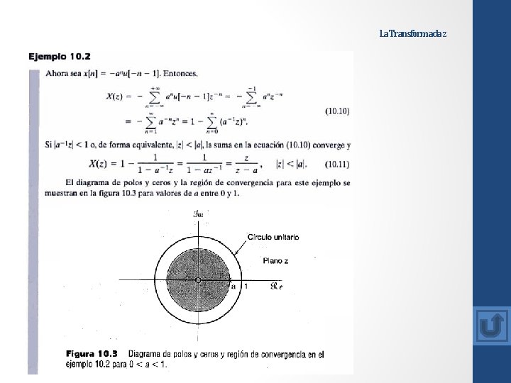 La Transformada z . 