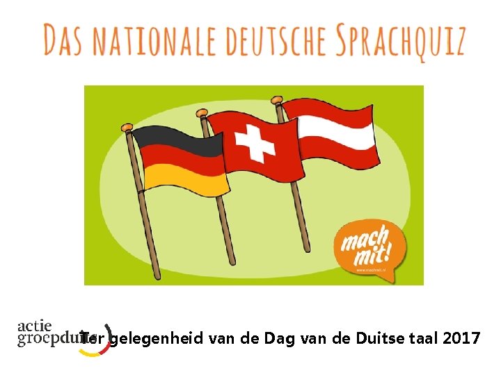 Ter gelegenheid van de Dag van de Duitse