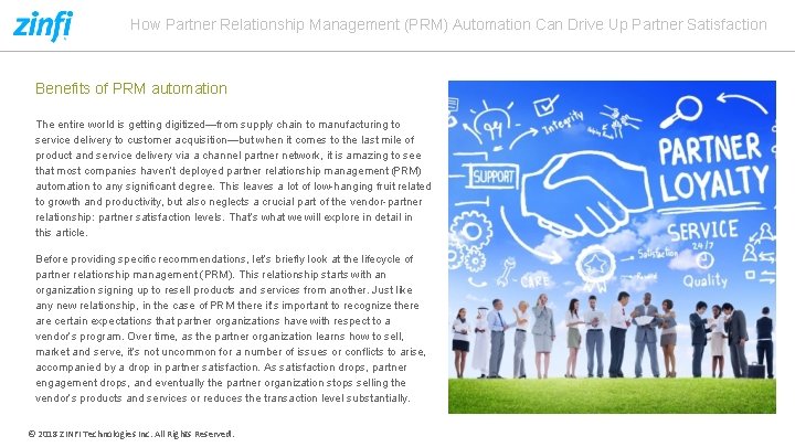 How Partner Relationship Management (PRM) Automation Can Drive Up Partner Satisfaction Benefits of PRM