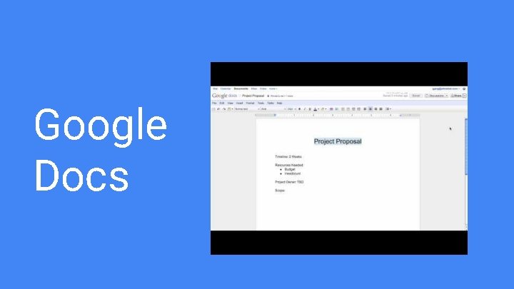 Google Docs 