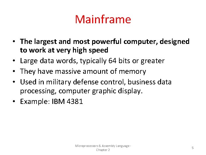 Microprocessor Assembly Language Phiros Mansur Nalakath Course Coordinator
