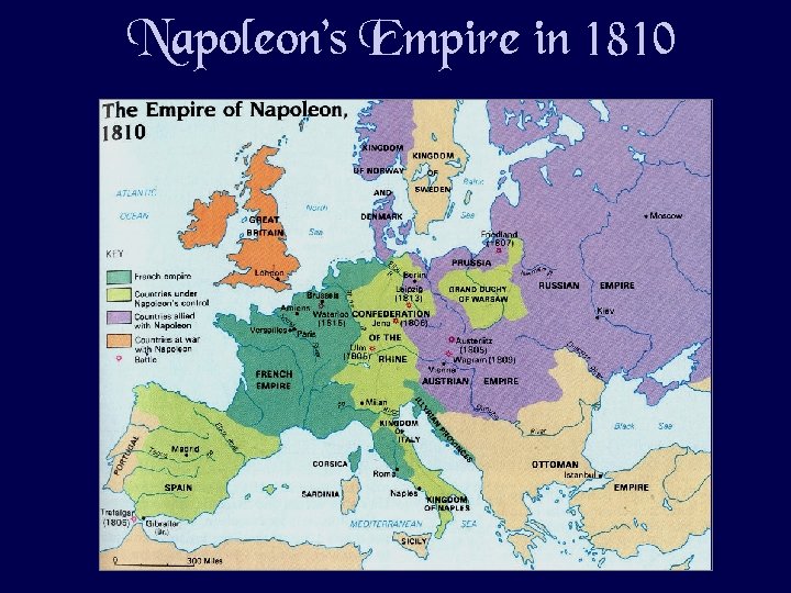 Napoleon’s Empire in 1810 