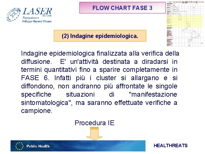 FLOW CHART FASE 3 (2) Indagine epidemiologica finalizzata alla verifica della diffusione. E' un'attività