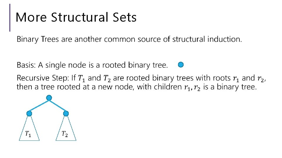 More Structural Sets 