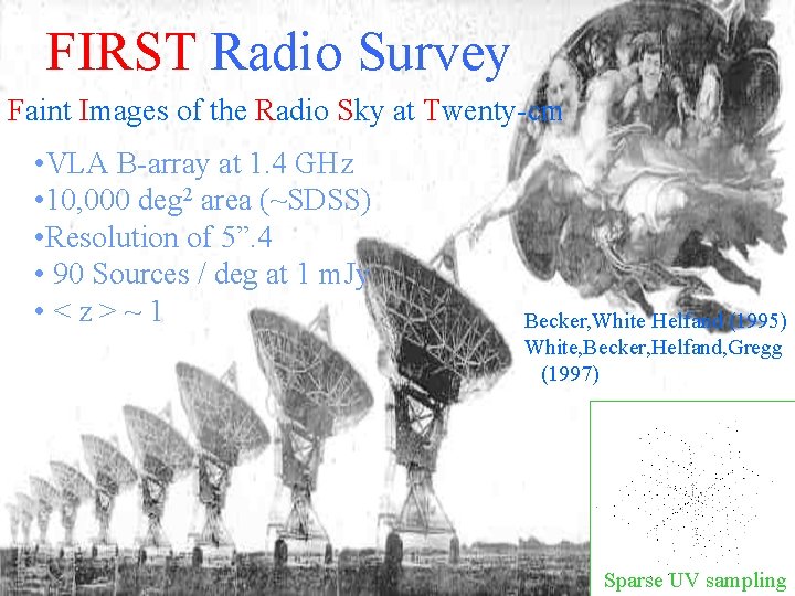 FIRST Radio Survey Faint Images of the Radio Sky at Twenty-cm • VLA B-array