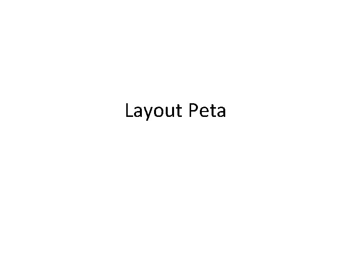 Layout Peta 