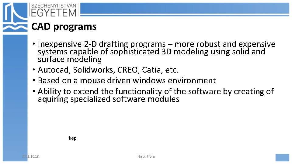 Programmatic Cad Assessment CAD Flra Hajdu B 406 hajdflsze hu
