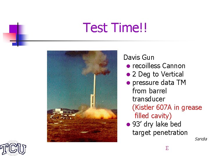 Test Time!! Davis Gun l recoilless Cannon l 2 Deg to Vertical l pressure