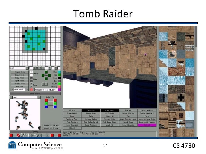 Tomb Raider 21 CS 4730 