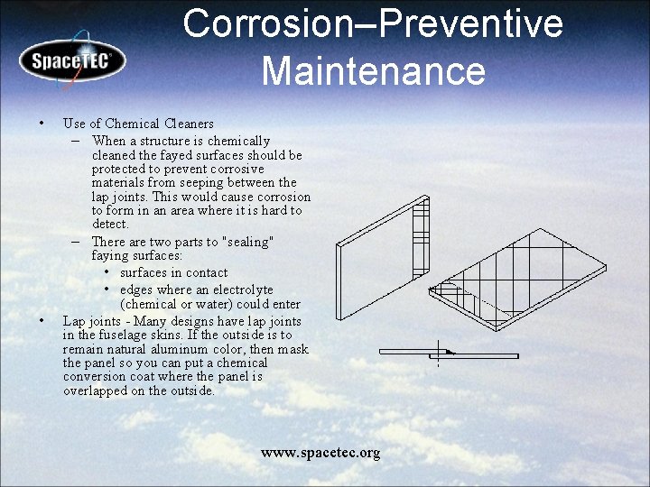 Corrosion–Preventive Maintenance • • Use of Chemical Cleaners – When a structure is chemically