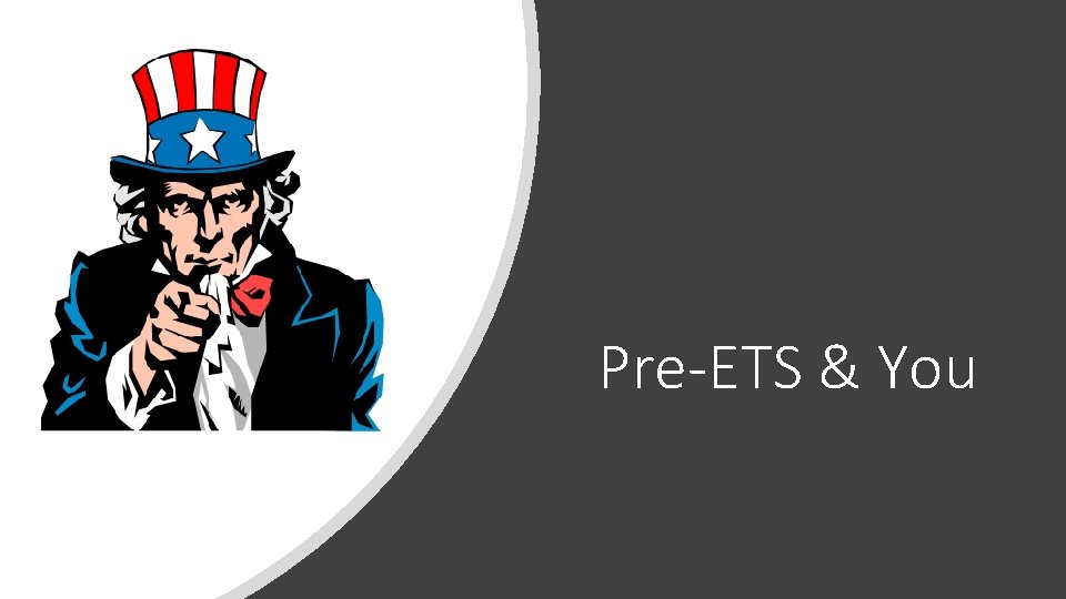 Pre-ETS & You 