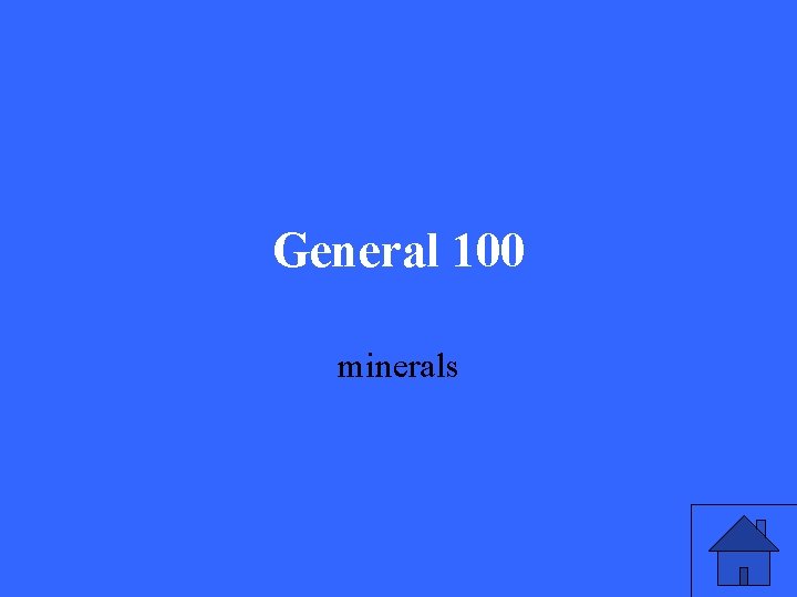 General 100 minerals 