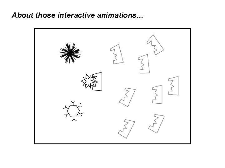 About those interactive animations… 