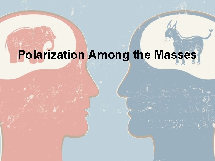 Polarization Among the Masses Polarization Among the Masses