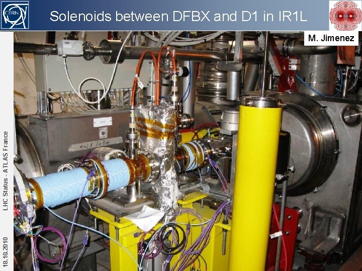 Solenoids between DFBX and D 1 in IR 1 L 18. 10. 2010 LHC