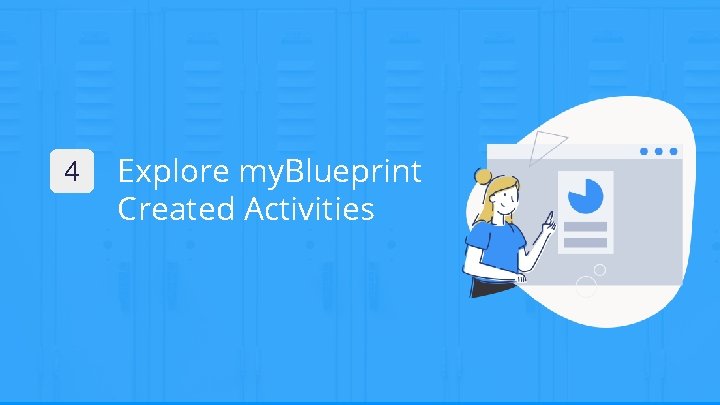 4 Explore my. Blueprint Created Activities 