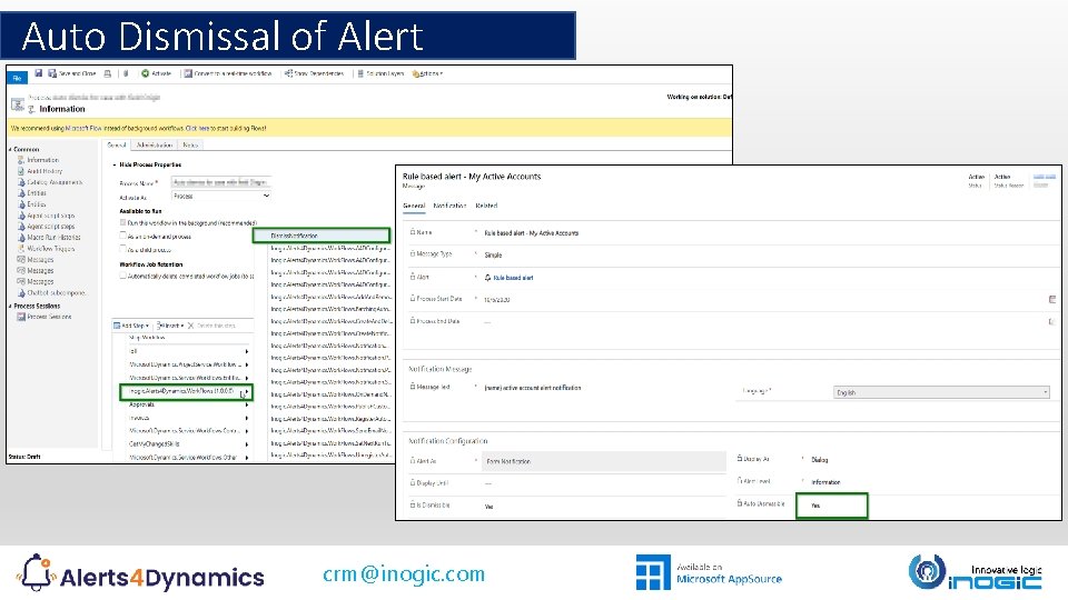 Schedule and Manage Alerts in Dynamics 365 CRM