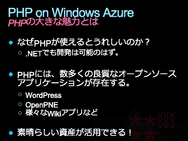 PHP on Windows Azure 