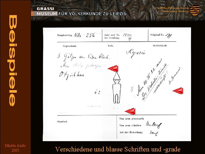 Beispiel 4 Marita Ando 2005 Verschiedene und blasse Schriften und -grade 