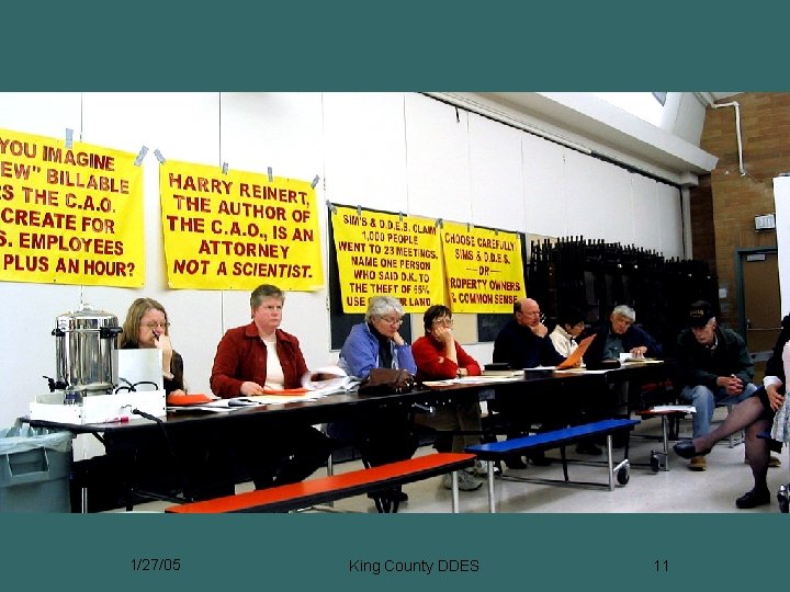 1/27/05 King County DDES 11 